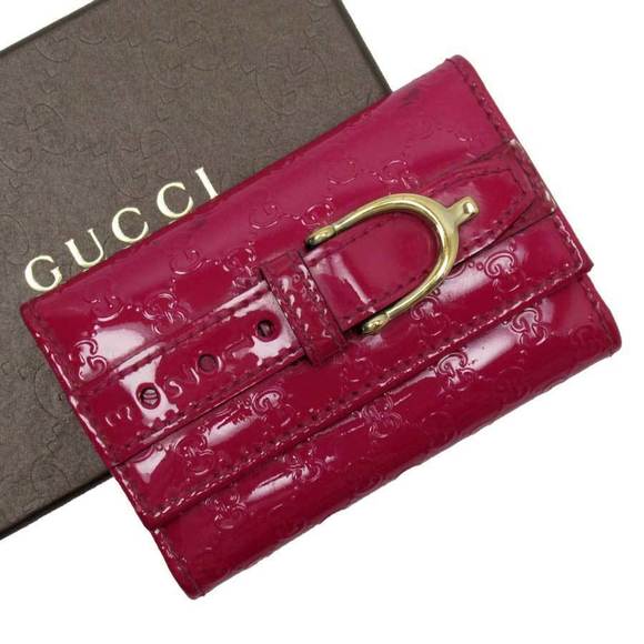 Gucci Micro Gucci Patent Leather 6 Key Case Pink - Picture 4 of 6
